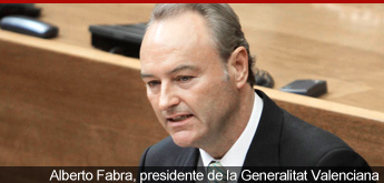 Alberto Fabra, presidente de Generalitat Valenciana