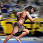 Hombre paleolítico corriendo