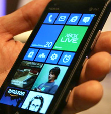 Smartphone con Windows Phone