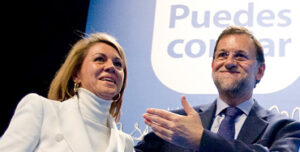 María Dolores de Cospedal con Mariano Rajoy