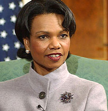 Condoleezza Rice, exsecretaria de Estado de EEUU