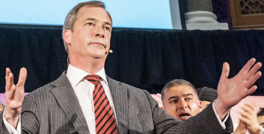 Nigel Farage, líder del partido UKIP
