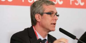 Josep Félix Ballesteros, presidente de la Comisión Gestora del PSC