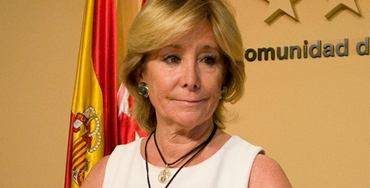 Esperanza Aguirre, presidenta del PP de Madrid