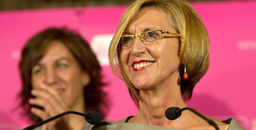 Rosa Díez, portavoz de UPyD