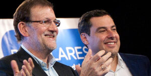 Mariano Rajoy junto a Juan Manuel Moreno Bonilla