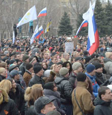 Manifestación Rusia