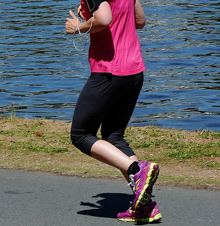 Chica corriendo