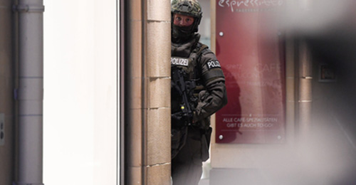 Policía alemán durante el tiroteo en Múnich - Foto: dpa