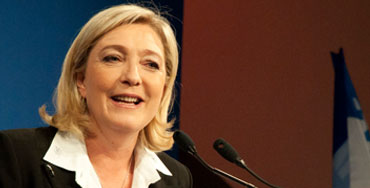 Marine Le Pen, líder del Frente Nacional