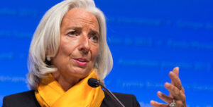 Christine Lagarde, presidenta del FMI