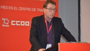 Jaime Cedrún, secretario general de CC.OO. Madrid