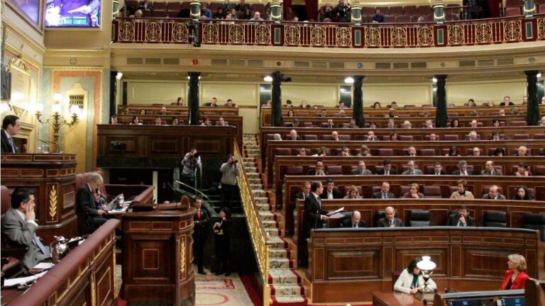 Interior del Congreso de los Diputados