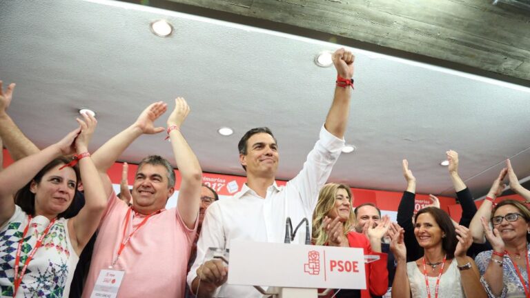 Pedro Sánchez, secretario general del PSOE