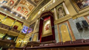 Interior del Congreso de los Diputados