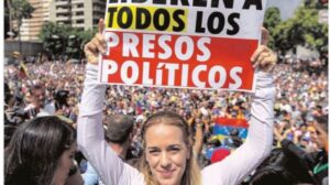 Lilian Tintori en la portada del ABC.