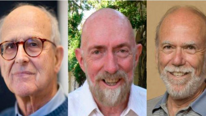 Los físicos estadounidenses Rainer Weiss, Kip S. Thorne y Barry C. Barish han sido galardonados con el Premio Nobel de Física 2017
