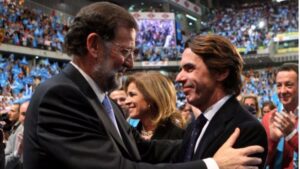 Mariano Rajoy y José María Aznar