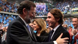 Mariano Rajoy y José María Aznar