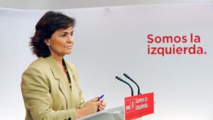 Carmen Calvo, Carmen Calvo, secretaria de igualdad del PSOE