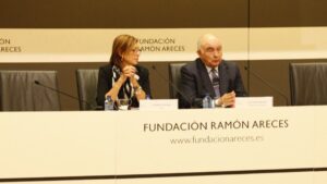 Rosario Perona y José María Medina en simposio int. enfermedades raras de Fundación Ramón Areces
