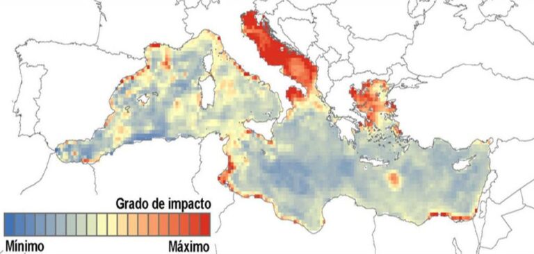 Actividad humana en el Mediterráneo