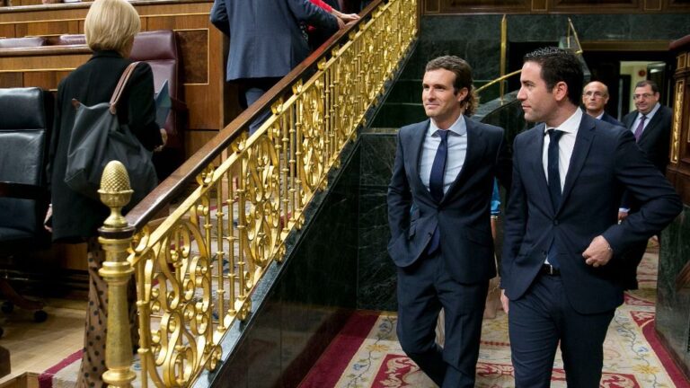 Pablo Casado y Teodoro García Egea