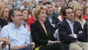 Franciasco Granados, Esperanza Aguirre, José María Aznar, Cristina Cifuentes y Manuel Cobo