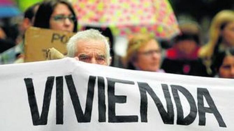 Manifestación por la vivienda.