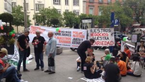 Manifestación contra los fondos buitre