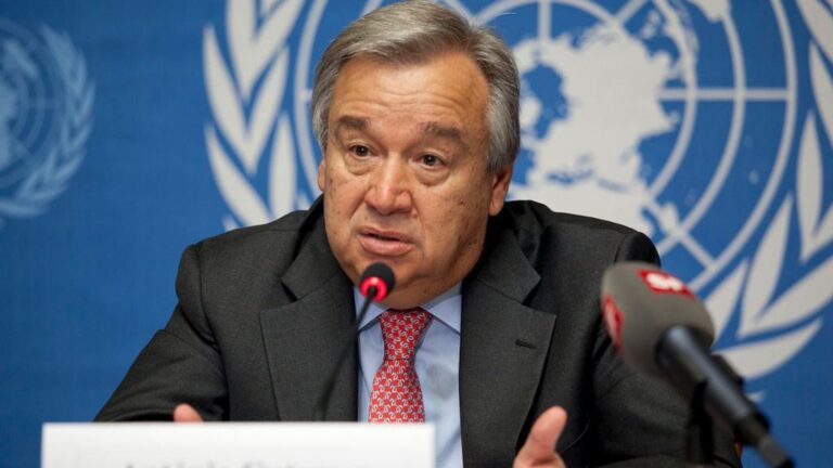 Antonio Guterres, Secretario General de las Naciones Unidas