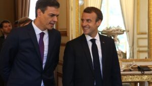 Pedro Sánchez y Emmanuel Macron