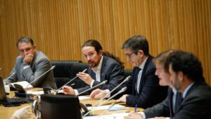 El vicepresidente segundo del Gobierno y ministro de Derechos Sociales y Agenda 2030, Pablo Iglesias, comparece ante la Comisión para la Reconstrucción Social y Económica.