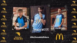 Integrantes del equipo McDonald's Riders.